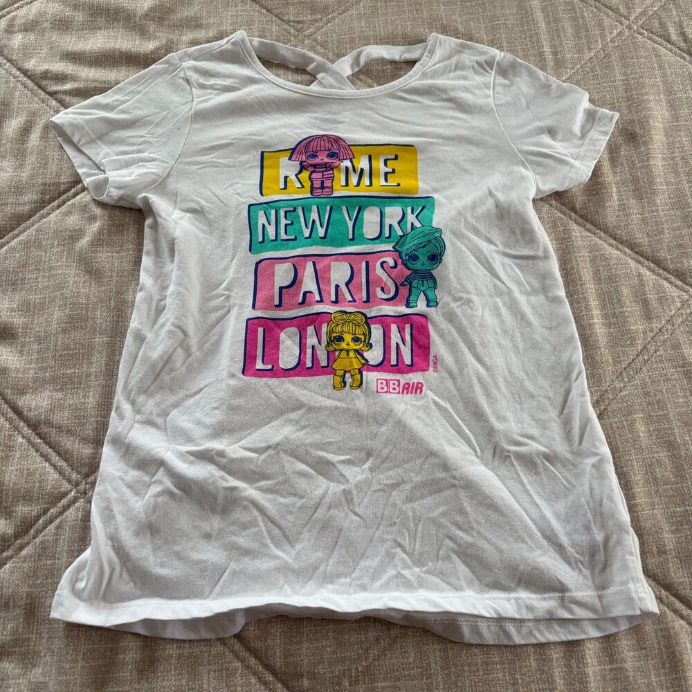 L.O.L. Surprise! Cities Rome New York Paris London T-Shirt Girls Size 14/16